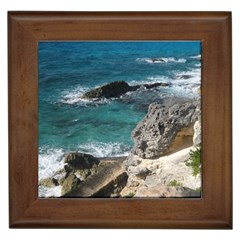 Isla Mujeres Mexico Framed Tiles by StarvingArtisan