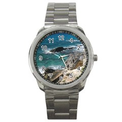 Isla Mujeres Mexico Sport Metal Watch by StarvingArtisan