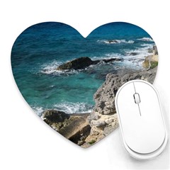 Isla Mujeres Mexico Heart Mousepads by StarvingArtisan