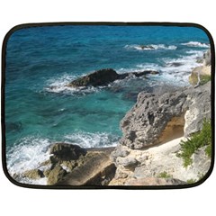 Isla Mujeres Mexico Fleece Blanket (mini) by StarvingArtisan