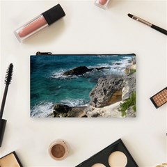 Isla Mujeres Mexico Cosmetic Bag (small) by StarvingArtisan