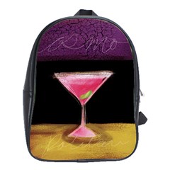 Cosmo Cocktails School Bag (large) by StarvingArtisan