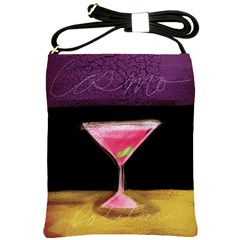 Cosmo Cocktails Shoulder Sling Bag by StarvingArtisan