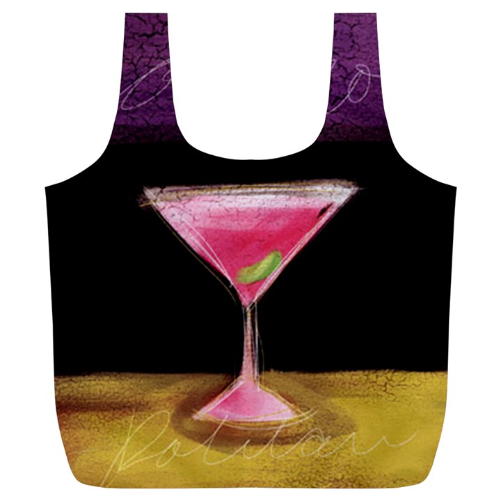 Cosmo Cocktails Full Print Recycle Bag (XL)