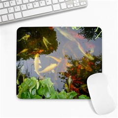 Koi Fish Pond Large Mousepads by StarvingArtisan