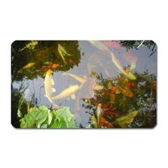 Koi Fish Pond Magnet (rectangular) by StarvingArtisan