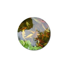 Koi Fish Pond Golf Ball Marker by StarvingArtisan