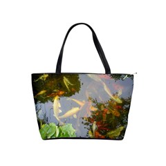 Koi Fish Pond Classic Shoulder Handbag by StarvingArtisan