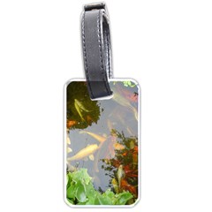 Koi Fish Pond Luggage Tags (one Side)  by StarvingArtisan