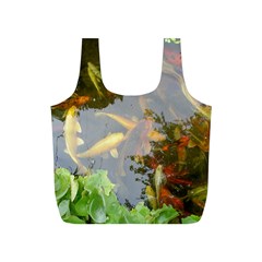 Koi Fish Pond Full Print Recycle Bag (s) by StarvingArtisan