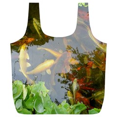 Koi Fish Pond Full Print Recycle Bag (xl) by StarvingArtisan