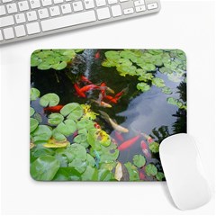 Koi Fish Pond Large Mousepads by StarvingArtisan