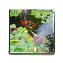 Koi Fish Pond Memory Card Reader (square 5 Slot) by StarvingArtisan