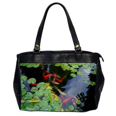 Koi Fish Pond Oversize Office Handbag by StarvingArtisan