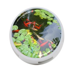 Koi Fish Pond 4-port Usb Hub (one Side) by StarvingArtisan