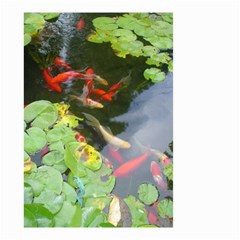 Koi Fish Pond Small Garden Flag (two Sides) by StarvingArtisan