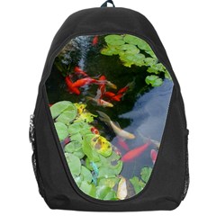 Koi Fish Pond Backpack Bag by StarvingArtisan