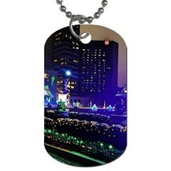 Columbus Commons Dog Tag (two Sides) by Riverwoman