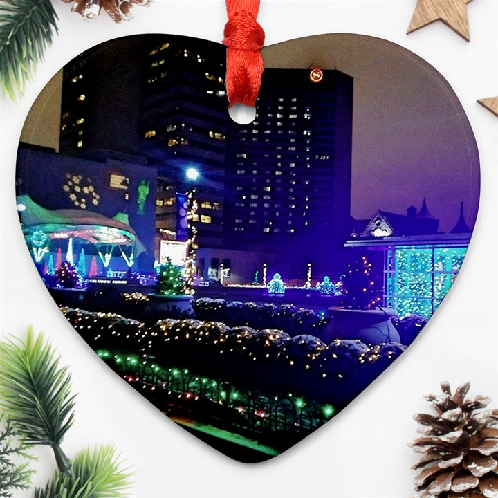 Columbus Commons Ornament (Heart)