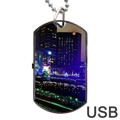 Columbus Commons Dog Tag Usb Flash (one Side)