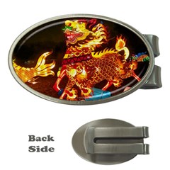 Dragon Lights Money Clips (oval) 