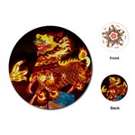 Dragon Lights Playing Cards (Round) Front