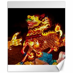 Dragon Lights Canvas 16  X 20  by Riverwoman