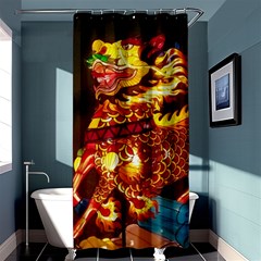 Dragon Lights Shower Curtain 36  X 72  (stall)  by Riverwoman