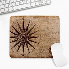 Vintage Compass Large Mousepads by WensdaiAmbrose