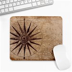 Vintage Compass Large Mousepads Front