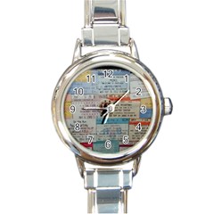 Concert Memorabilia  Round Italian Charm Watch by StarvingArtisan