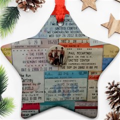 Concert Memorabilia  Ornament (star) by StarvingArtisan