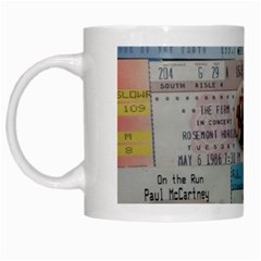 Concert Memorabilia  White Mugs by StarvingArtisan