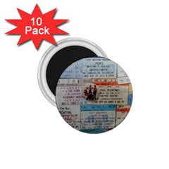 Concert Memorabilia  1 75  Magnets (10 Pack)  by StarvingArtisan