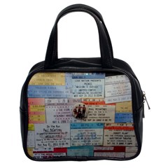 Concert Memorabilia  Classic Handbag (two Sides) by StarvingArtisan