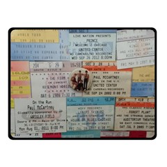 Concert Memorabilia  Fleece Blanket (small) by StarvingArtisan