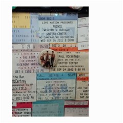 Concert Memorabilia  Small Garden Flag (two Sides) by StarvingArtisan