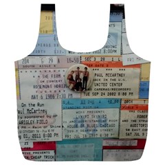 Concert Memorabilia  Full Print Recycle Bag (xl) by StarvingArtisan