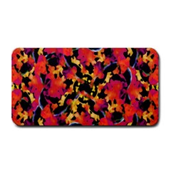 Red Floral Collage Print Design 2 Medium Bar Mats