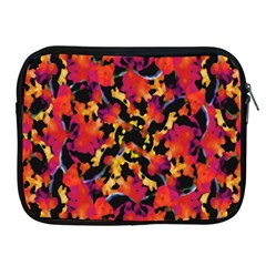 Red Floral Collage Print Design 2 Apple Ipad 2/3/4 Zipper Cases by dflcprintsclothing