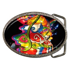 Dragon Lights Centerpiece Belt Buckles by Riverwoman