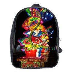 Dragon Lights Centerpiece School Bag (large) by Riverwoman