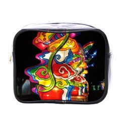 Dragon Lights Centerpiece Mini Toiletries Bag (one Side) by Riverwoman