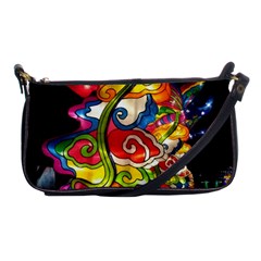 Dragon Lights Centerpiece Shoulder Clutch Bag by Riverwoman