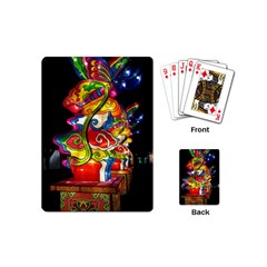 Dragon Lights Centerpiece Playing Cards (mini) by Riverwoman