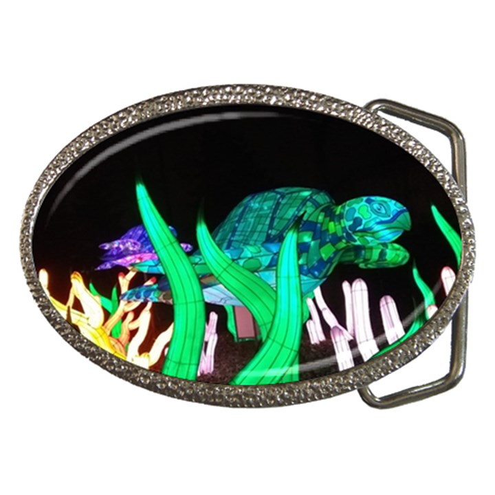 Dragon Lights Turtle Belt Buckles