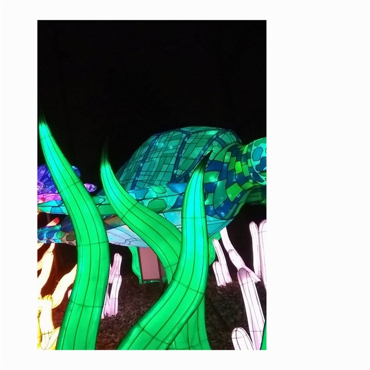 Dragon Lights Turtle Small Garden Flag (Two Sides)