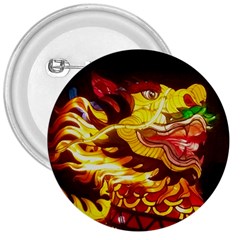 Dragon Lights Ki Rin 3  Buttons by Riverwoman