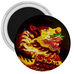 Dragon Lights Ki Rin 3  Magnets by Riverwoman