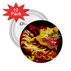 Dragon Lights Ki Rin 2 25  Buttons (10 Pack)  by Riverwoman